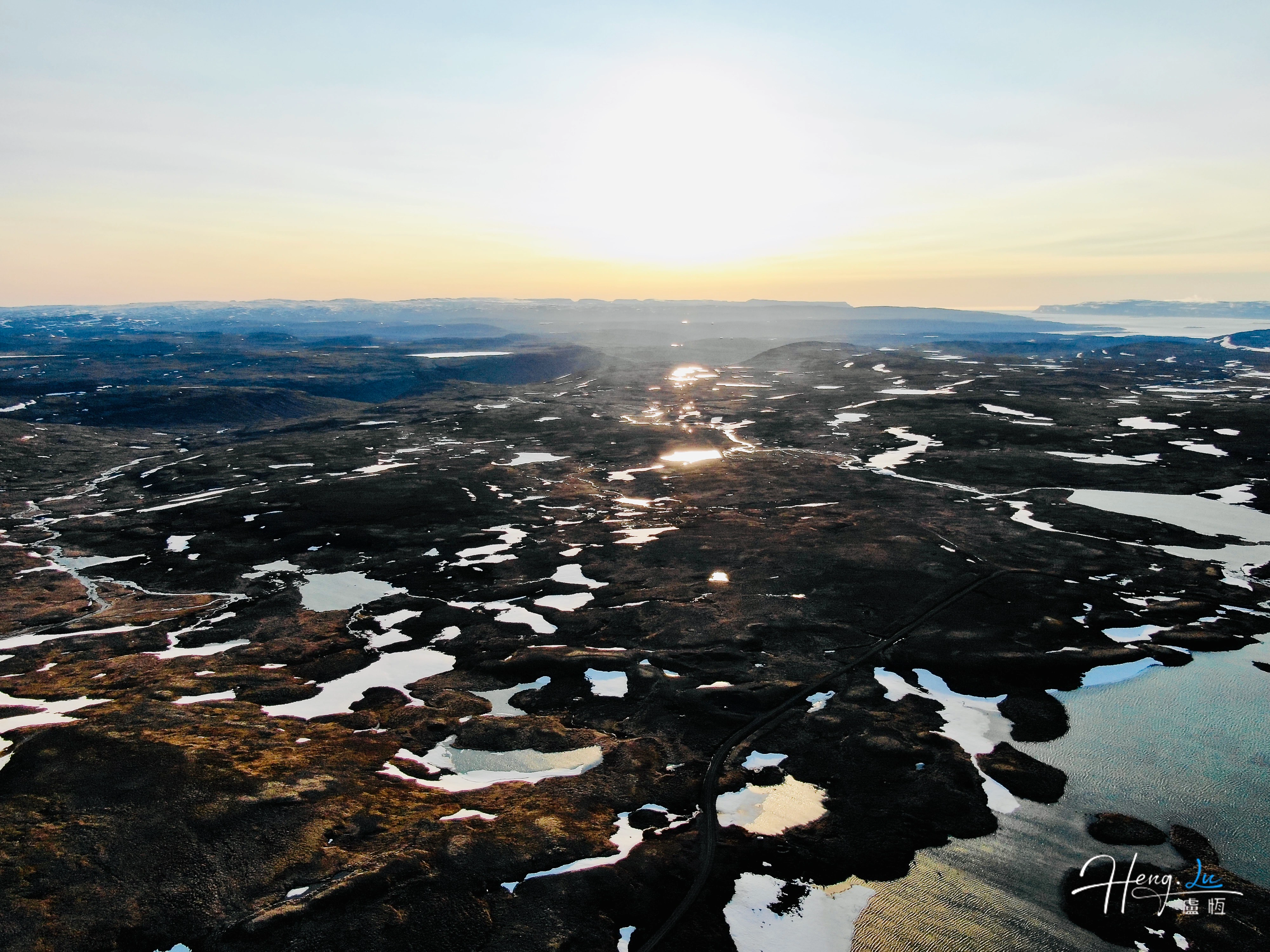 Frozen lakes by Heng Lu