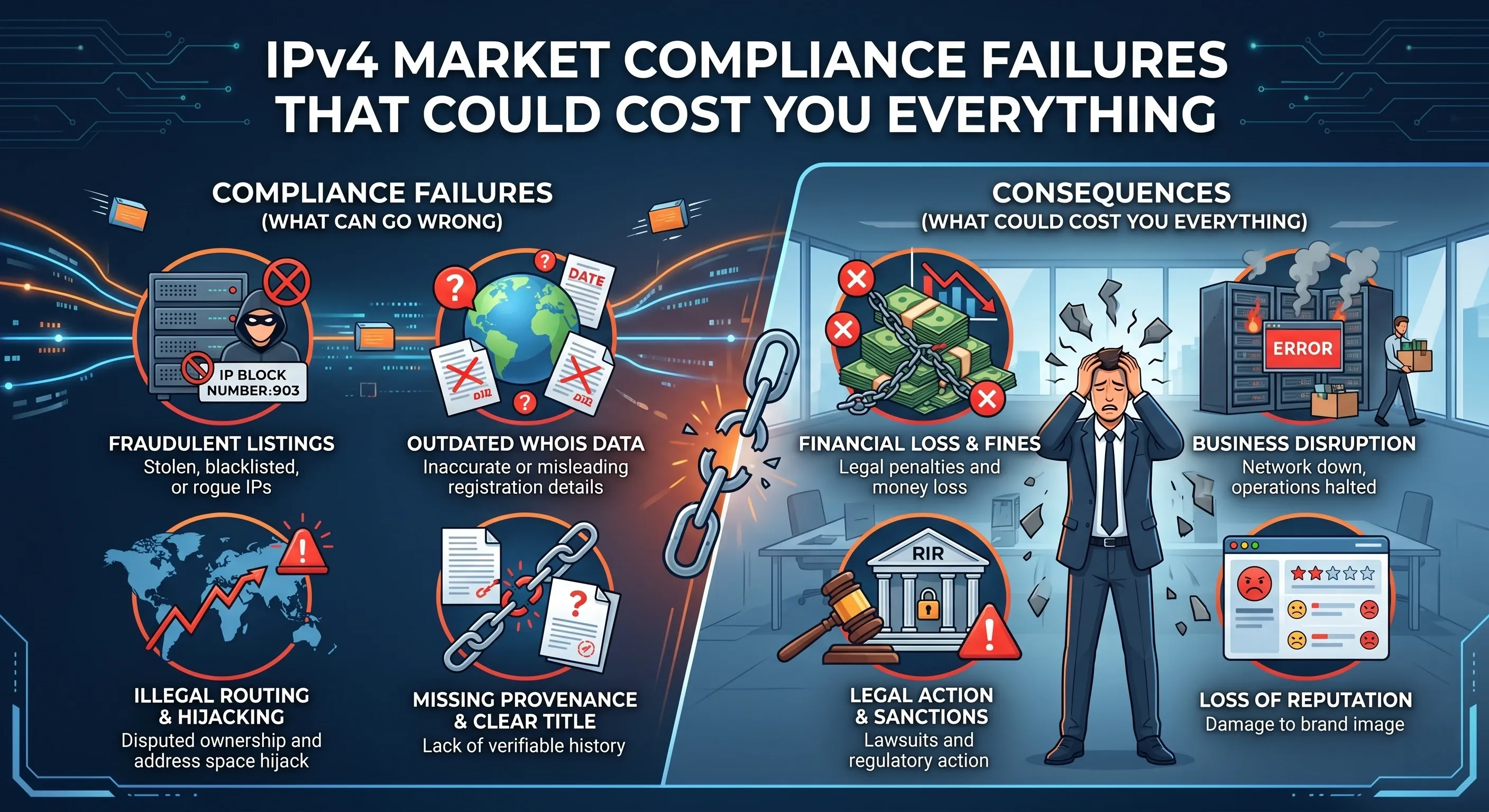 IPv4 Market Compliance Failures