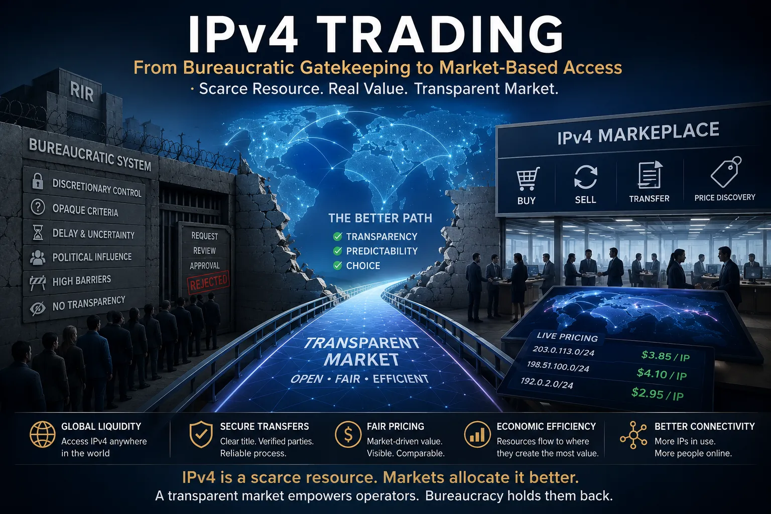 Trade IPv4 Addresses with Larus Limited